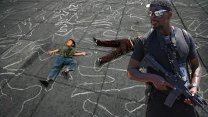 You're walking along and you witness two murders. Who do you instinctively blame for the murders?
