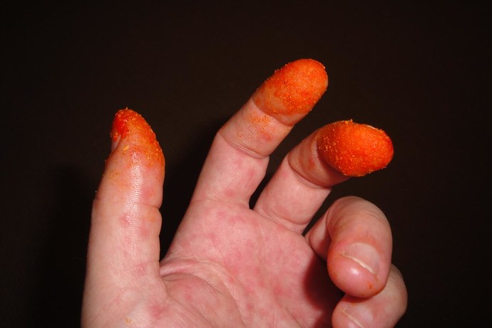 How do YOU handle your cheeto dust fingers after eating cheetos?