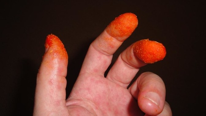 How do YOU handle your cheeto dust fingers after eating cheetos?