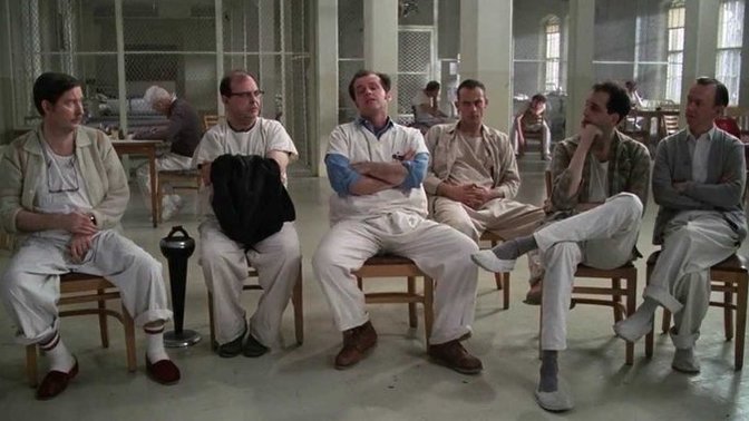 If the Q-Anon Quack was in "One Flew Over the Cuckoos Nest" who would she be?