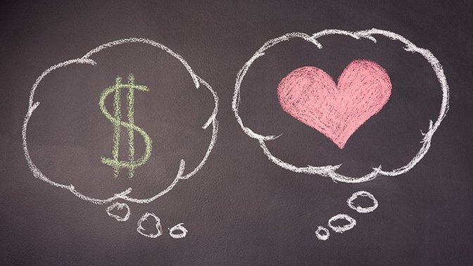 Do you believe that money can't buy love?