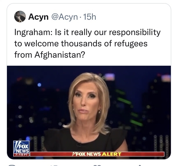 Should be letting in thousands of Afghan refugees?