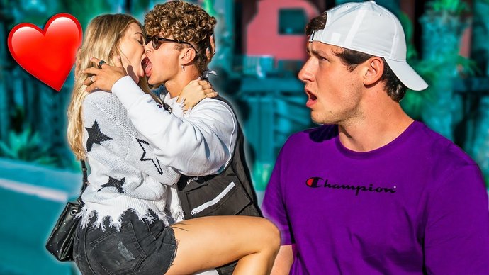Have you ever kissed someone in public to make somebody else jealous?