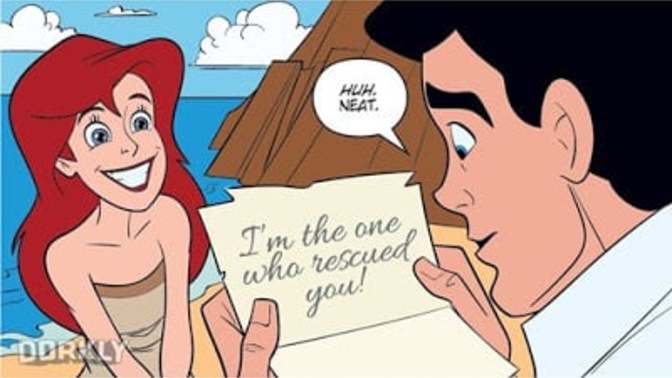 Did anyone else notice the "write Eric a Note" plot-hole in the Little Mermaid and do you think they should fix it in the live action show?