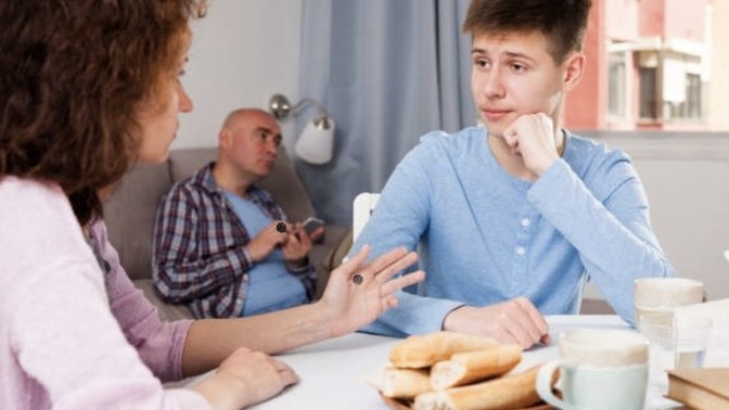 Guys, did you ever speak to your parents or specifically your mother about sex?