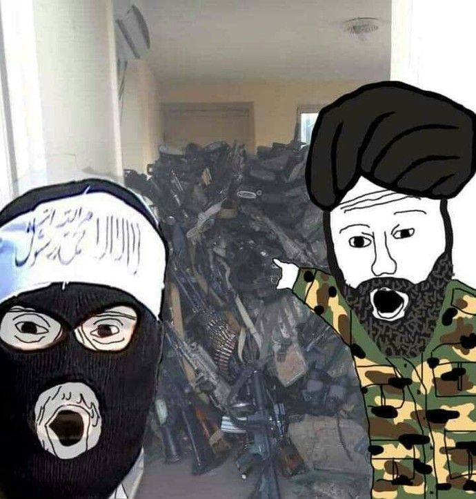 Isn't it troubling, Joe Biden is okay with the Taliban having Military weapons, but its lot okay for civilians having affordable ammo & firearms?