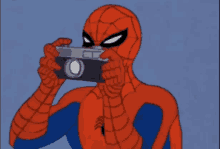How would you react if you walked outside and caught spiderman hiding and snapping pictures ontop of your roof?