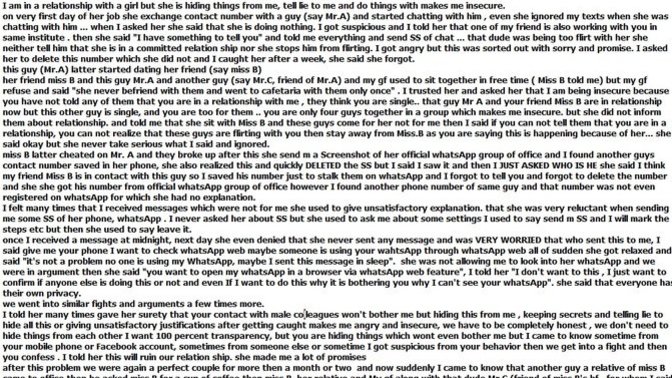 How to deal, when your Girlfriend is keeping secrets even after getting too many chances?