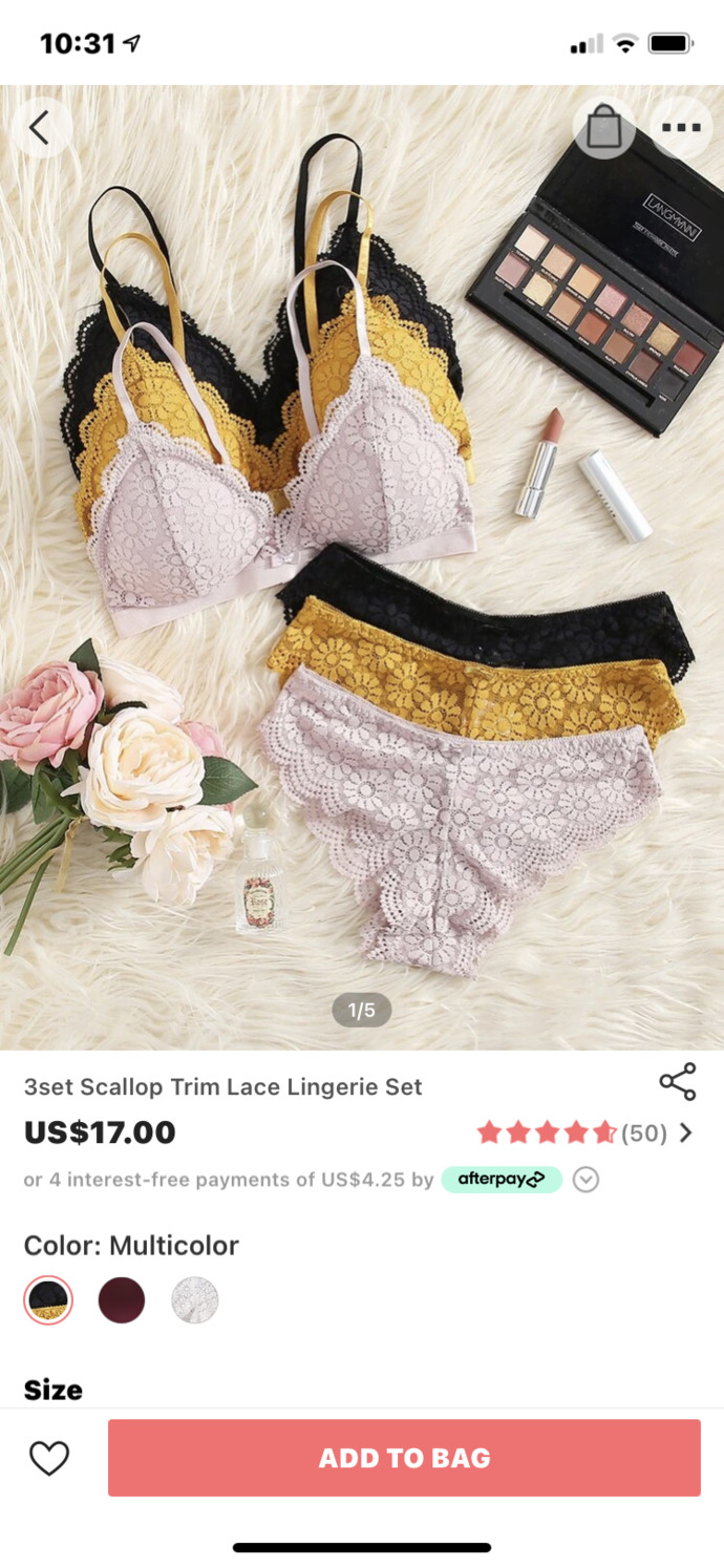 Is this bra and panty set cute?