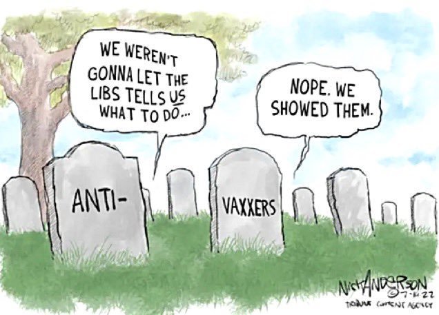 What do you think of anti-vaxxer, conservative talk show hosts dying of covid?