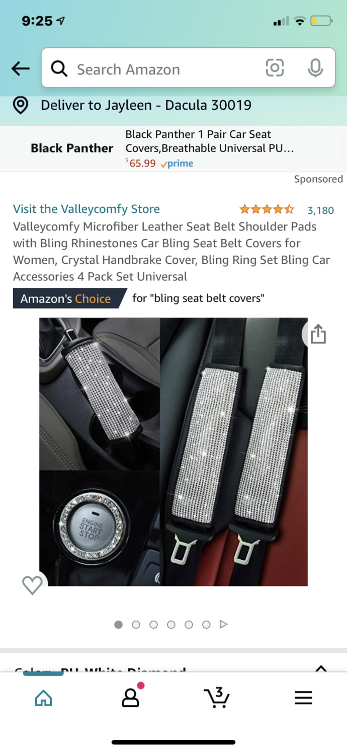 Which seatbelt cover would look best with this steering wheel cover ?