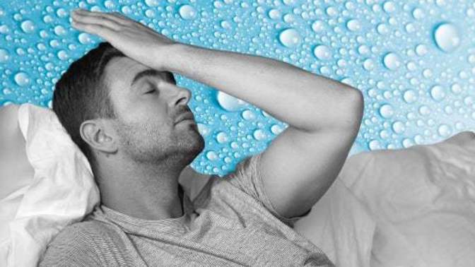 Is it a good or bad sign when someone is sick and taking medicine, they are sweating?