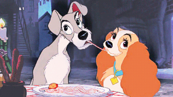 What would YOU do if you were sharing a spaghetti meal with your partner and you both shared the same noodle?