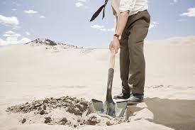 How much Gold is buried in the desert out West?