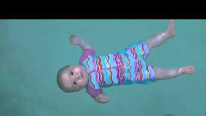Do you find it suprising babies can swim?