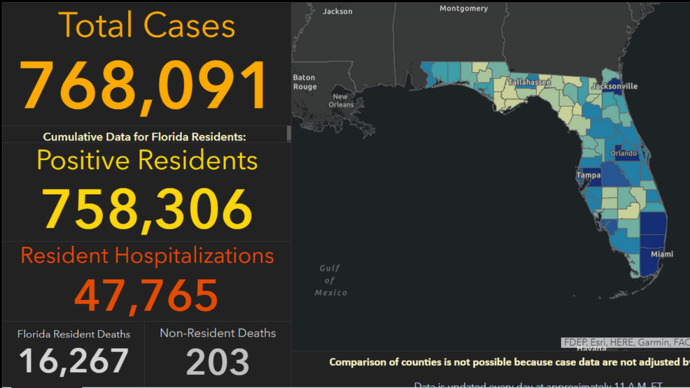 Is Florida governor Ron DeSantis doing a good job with COVID?