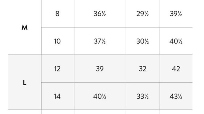 What size bikini should I buy based on my measurements?