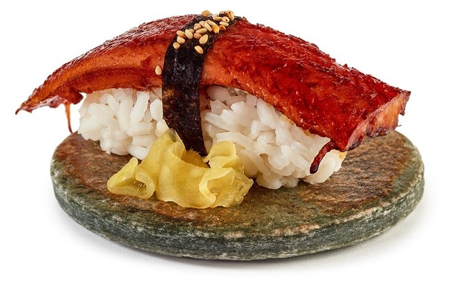 Did you know that pickled ginger is for cleasing your palate between each different type of sushi?