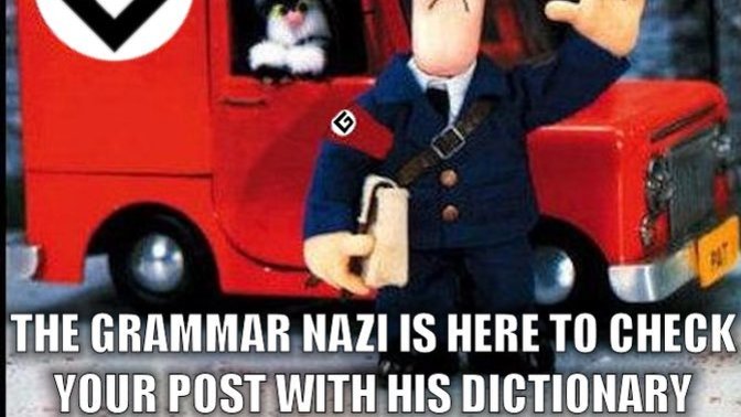 What are you a "Nazi" of?