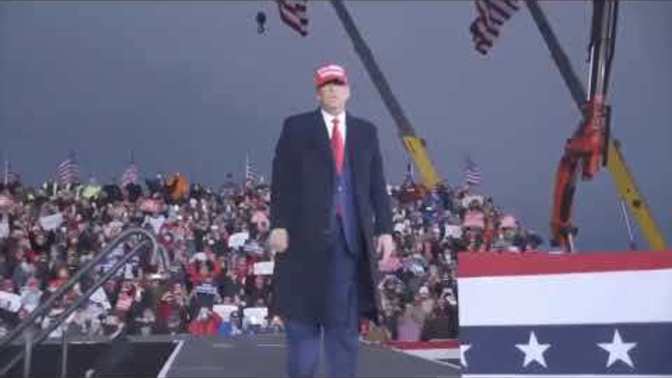 How is donald trump's election song?