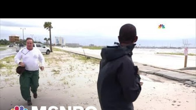 When a reporter is telling you and showing you in the Middle of a Hurricane and wind speed - How is this FAKE NEWS?