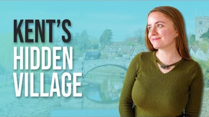 Do you think you’ll be as happy as this Canadian girl to visit a town in England?