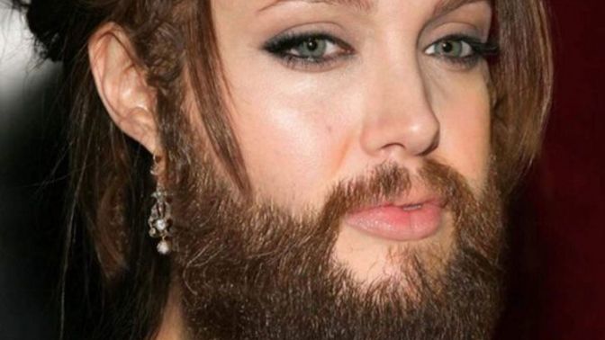 Why so many women shaved their face?