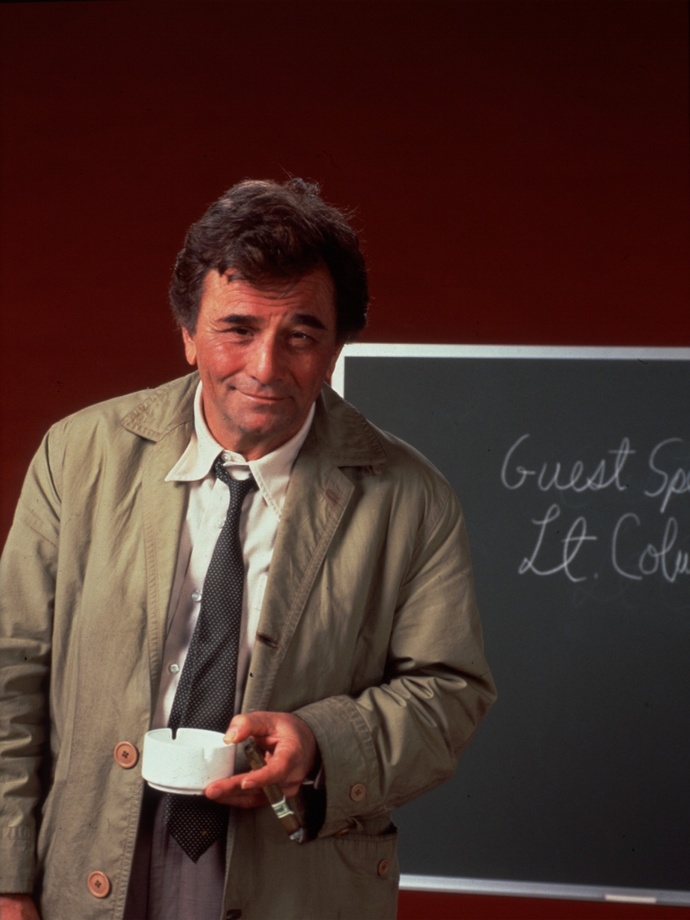 Lt. Columbo. Nope, even he can't figure it out.