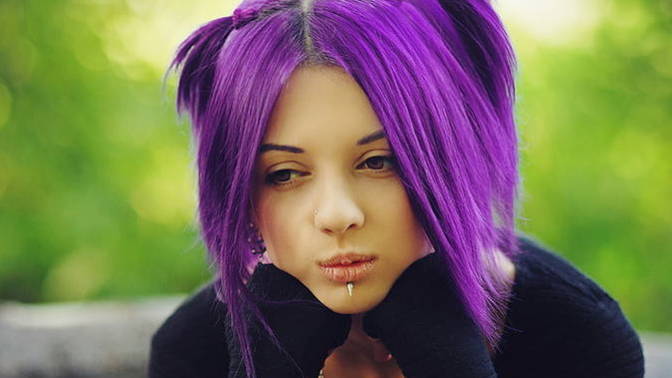 Why don't guys like girls with colored hair and piercings?