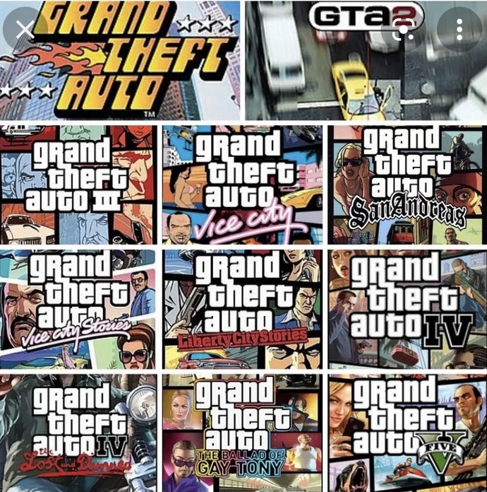 How would you rank the GTA games from your fave to least fave?