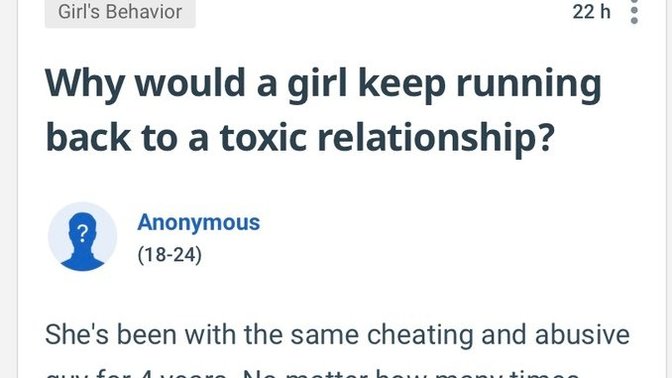 I’m not being beaten by my husband. Why do people post lies on here?