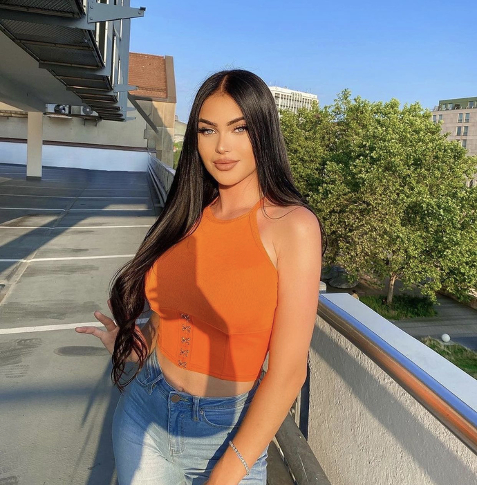 Could she be a runway high fashion supermodel?