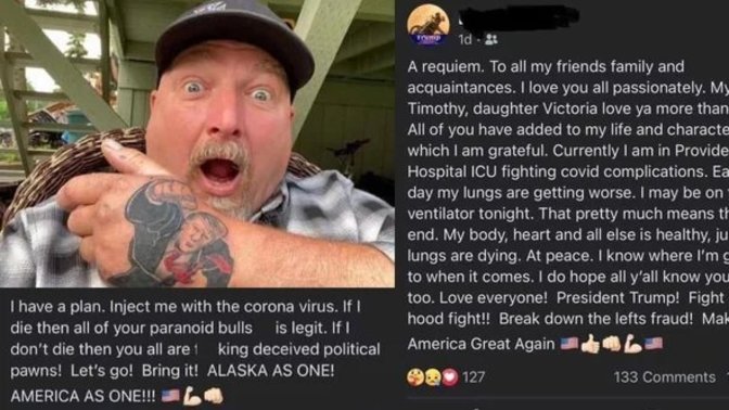 Should he have gotten vaccinated, or did he get what he deserved?