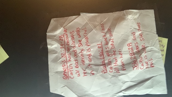 Is it weird my mom secretly tapes scripture onto objects I use?