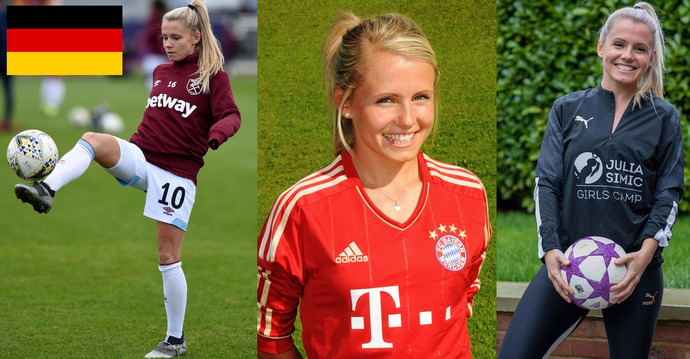 Which of these Female Football Players do you think is the most beautiful?