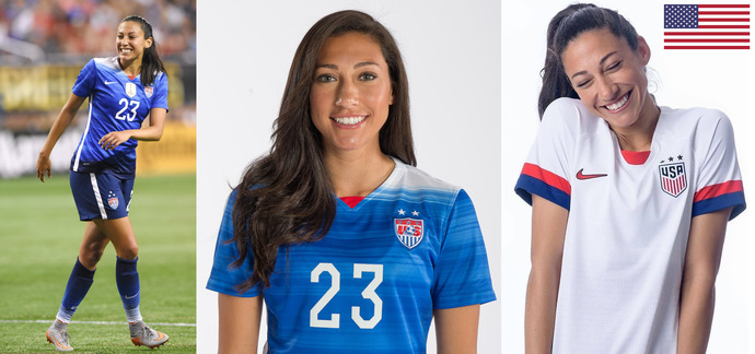 Which of these Female Football Players do you think is the most beautiful?