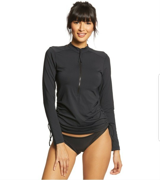 Going on a first date swimming. What should I wear? Are a rashguard and shorts too prudish?