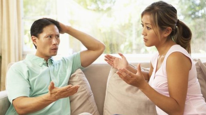 How do I break up when he’s not letting me talk and he’s being cocky about it?