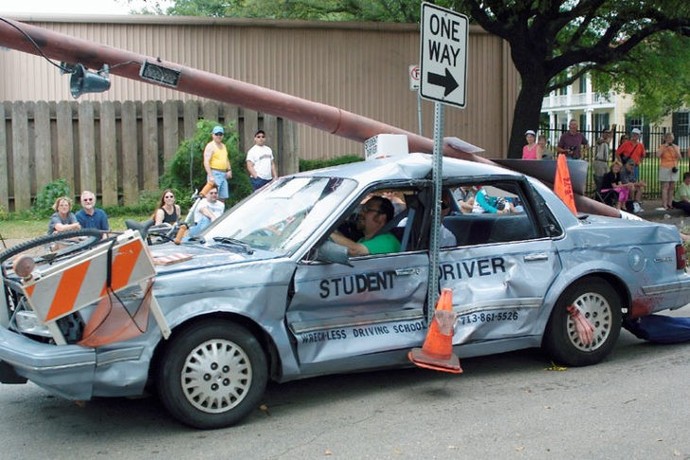 I'm starting my driving lessons. Should I be worry?