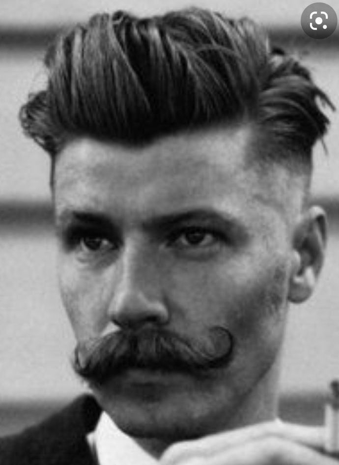 Yo should I combine this hairstyle with this moustache?