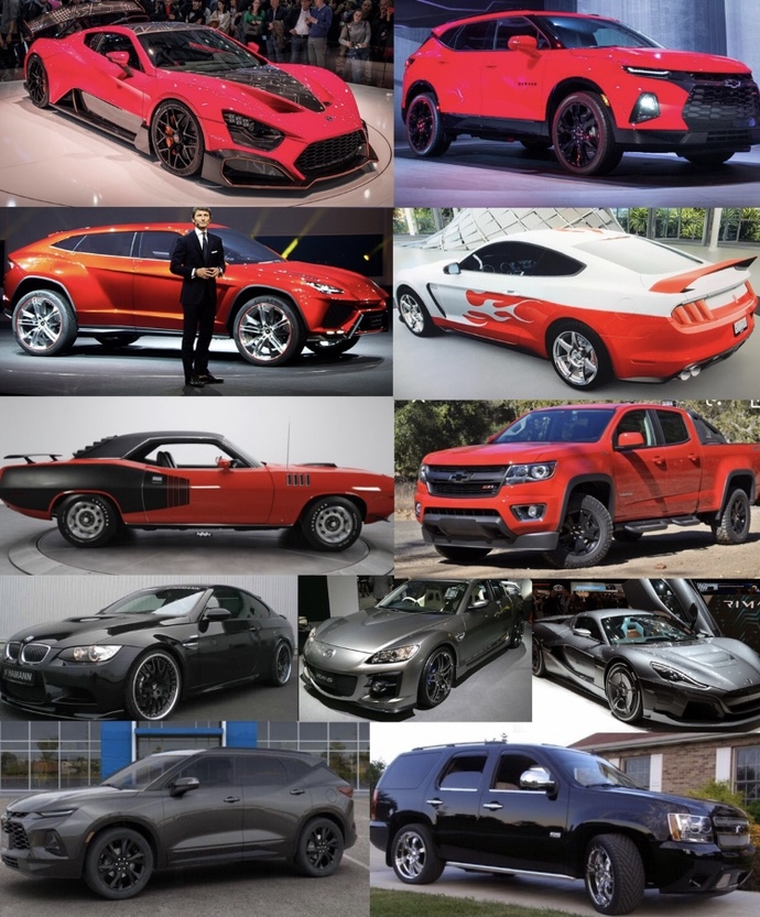 What’s your favorite color on your favorite cars?