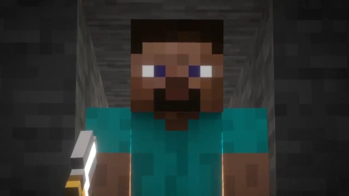 What do you think Steve from Minecraft is thinking here?