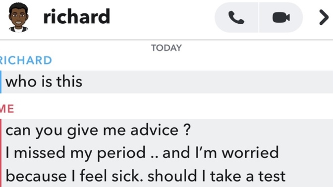 I texted my boyfriend on Snapchat that I needed advice and he unfriended me after. Did I do something wrong? 😭?