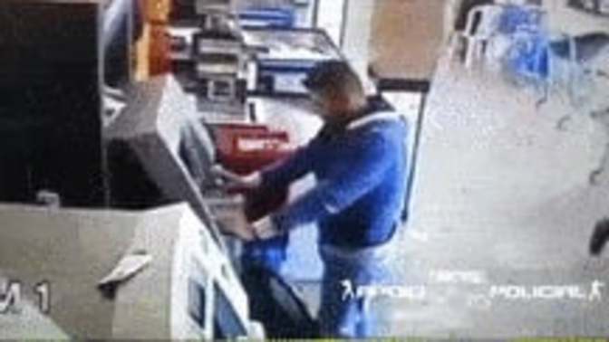#Scenario What would you do if you literally saw this man walk off with all your atm info (see gif below)?