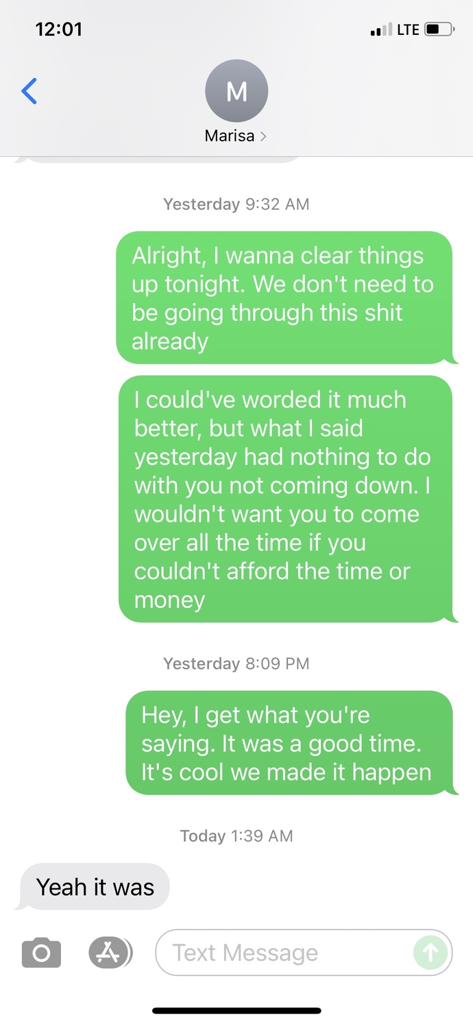 I fucked up. Should I tell her this to redeem myself?