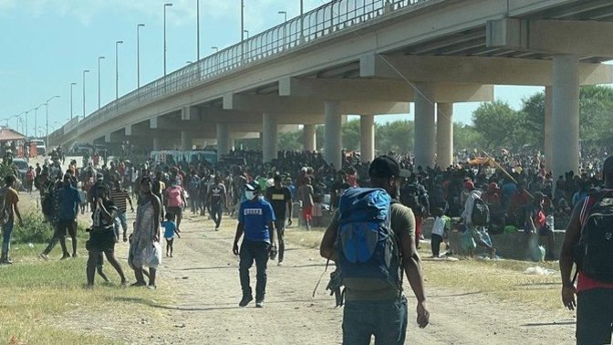 Why do you think that Biden banned FOX's news drones from flying over the International Del Rio bridge in Texas?