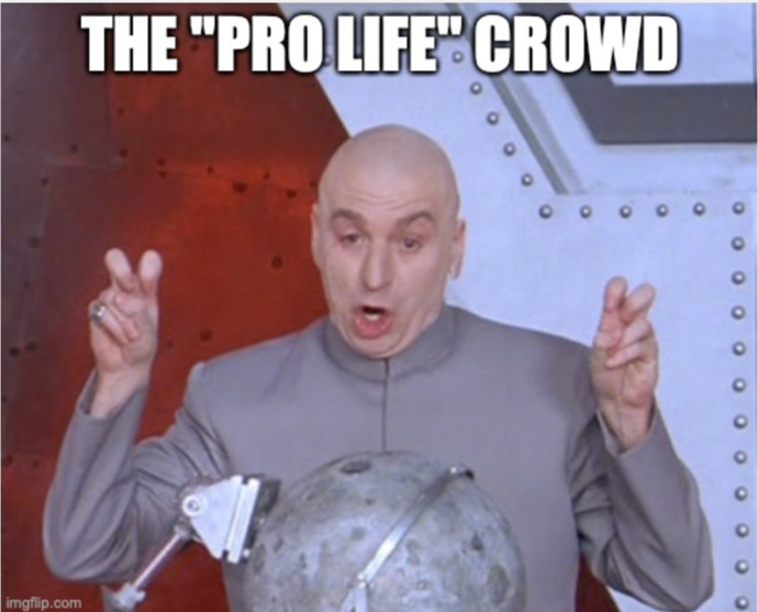 Why do “pro life” people care more about an unborn baby than a baby that’s already been born?