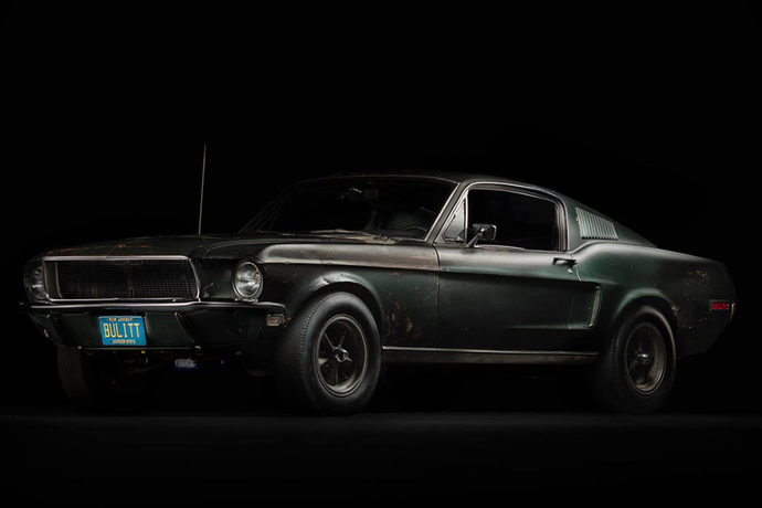 1 of 2 Highland Green β68 Mustang fastbacks originally purchased for the movie Bullitt