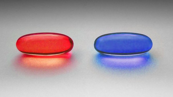 Being honest, if you were in the matrix, would you take the blue pill or the red pill?