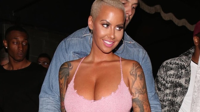 Is Amber Rose white?